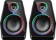 System akustyczny Defender Solar 10 LED Bluetooth USB Black (4745090828726) - obraz 2