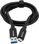 Кабель Verbatim USB-C - USB-A 1 м Чорний (23942488712) - зображення 4