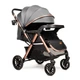 Прогулянкова коляска з перекидною ручкою Ninos Maxi 2, Dark Grey Gold - изображение 6