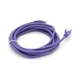 Патч-корд литой RITAR, UTP, RJ45, Cat.5e, 3m, фиолетовый, Cu (медь) PCR-CU/3Pe - изображение 2