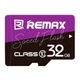 Карта памяти Remax microSDHC 32Gb (UHS-1 U1) (Class 10) (R-90 Mb/s, W-10 Mb/s) для видео Full HD - изображение 1