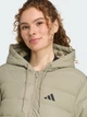 Пуховик зимний женский Adidas Essentials Climawarm 3-Stripes JM4087 XS Светлый хаки (4068811667511) - изображение 4
