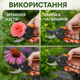 Секатор с регулируемой ручкой проходное лезвие для цветов кустарников садовые ножницы сталь SK5 10мм фиксатор - изображение 4