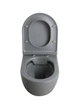 Унитаз подвесной Mixxus Premium TOPPER-0303-R GRAY 495x370x350mm система смыва RIMLESS (MP6657) - зображення 5