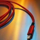 Кабель шнур провод шнурок для быстрой зарядки айфона телефона GDragon Tech Type-C - Lightning 1м 20W 2,2A для смартфона эпл лайтнинг тайпси нейлоновая оплётка Красный 10_10_1m_2 - изображение 4