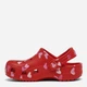 Детские кроксы-сабо для девочки Crocs Classic Vday Clog Kids T 209755-6ZR 25-26 (C9) Красные (198445108006) - изображение 3