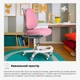 Дитяче крісло Evo-Kids Mio Ergo Lite Pink (Y-507 Lite KP) Рожевий - зображення 5