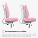 Дитяче крісло Evo-Kids Mio Ergo Lite Pink (Y-507 Lite KP) Рожевий - зображення 10