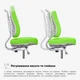 Дитяче крісло Evo-Kids Mio Ergo Lite Green (Y-507 Lite KZ) Зелений - изображение 6