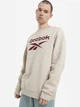 Свитшот мужской Reebok 3F RI FLC Big Logo Cre IM3948 S Бежевый (4066763545079) - изображение 1