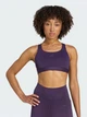 Спортивный топ для фитнеса женский Adidas Tlrdreact Training JW4874 XL-AB Фиолетовый (4068809020069) - изображение 1