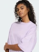 Футболка хлопковая женская Adidas ALL SZN Soft Lux Loose Sportswear JW5069 S Фиолетовая (4068808547338) - изображение 4