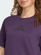 Футболка хлопковая женская Adidas W Z.N.E. Tee JW7754 M Фиолетовая (4068808991674) - изображение 4