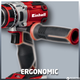 Wkrętarka akumulatorowa Einhell X-Change TE-CD 18 Li Brushless Solo (4513850) - obraz 2
