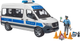 Zestaw zabawkowy Bruder Radiowóz MB Sprinter z policjantem i akcesoriami (4001702026837) - obraz 2