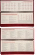 Планинг настольный датированный Leo Planner 2026 Persona 30х14 см 128 страниц Бордовый (252656) (5056574456892) - изображение 4