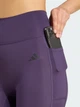Спортивные леггинсы для фитнеса высокие женские Adidas Opt Pow Ess 7/8 JY4818 XS Фиолетовые (4068808033800) - изображение 5