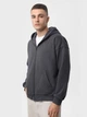 Набор толстовок на молнии мужских Ray Premium Loose U0409M-Cream-Dark Grey L 2 шт Бежевый/Темно-серый (RAY2000000046211) - изображение 7