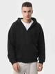 Набор толстовок на молнии мужских Ray Premium Loose U0409M-Dark Grey-Black XL 2 шт Темно-серый/Черный (RAY2000000046648) - изображение 2