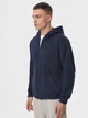 Набор толстовок на молнии мужских Ray Premium Loose U0409M-Navy Blue-Black M 2 шт Темно-синий/Черный (RAY2000000046839) - изображение 6