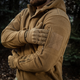 Флісова кофта з капюшоном M-Tac Windblock Division Gen.II Coyote Brown розмір XL - зображення 5