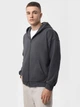 Набор толстовок на молнии мужских Ray Premium Loose U0409M-Cream-Grey-Black 3XL 3 шт Бежевый/Темно-серый/Черный (RAY2000000047508) - изображение 12