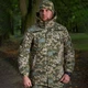 Зимовий Бушлат на флісі Softshell з Капюшоном піксель розмір S - зображення 2