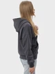 Набор толстовок на молнии с капюшоном женских Ray Premium Loose U0409W-Grey-Navy-Black M 3 шт Темно-серый/Темно-синий/Черный (RAY2000000047324) - изображение 6