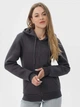 Толстовка на молнии утепленная с капюшоном женская Ray Basic U0405LW-Dark Grey XS Темно-серая (RAY2000000041421) - изображение 1