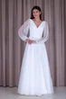Біла довга вечірня сукня Lolita 6XL молочна 43449521 - зображення 3