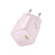 Зарядний пристрій Baseus PicoGo GaN Fast Charger 1xType-C 45W EU Baby Pink (P10176800413-00) - зображення 2