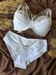 Комплект бюстгальтер и трусики-слипы 11499 Lanny Mode белый 90C/2XL - изображение 1