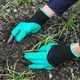 Садовые перчатки с когтями Garden Genie Gloves универсальный инструмент для садоводства, водонепроницаемые - изображение 3