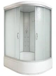 Гидромассажная кабина KO&PO 218 222 (L) 120х80х215 см душевой бокс с глубоким поддоном левая ассиметричая стекло матовое с рисунком (C15135) - изображение 1