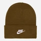 Шапка Nike U Peak Beanie Tc Fut F24 L HF0186-235 One Size Mosswood Brown/White (0198485560116) - изображение 1