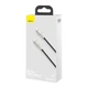 Кабель Baseus Cafule Series Metal Data Cable Type-C to Type-C 100W 1m Black (CATJK-C01) - изображение 3