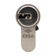 Циліндр CISA ASIX P8 95 (30*65) нікель матовий 3 ключі - зображення 3
