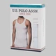 Набор маек нательных мужских U.S. Polo Assn 80189 S 2 шт White (8680557176476) - изображение 8