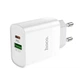 Зарядне HOCO 1USB 1Type-C PD20W QC3.0 3.1A білe - зображення 7