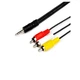 Кабель ATCOM 3RCA - TRRS jack 3.5mm 1,8 м 17320 - зображення 2