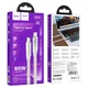 Кабель PD Power Delivery HOCO U119 Type-C PD60W 1.2м сірий - зображення 2