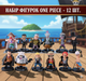 Фигурки Ван Пис One Piece Monkey Luffy Луффи Соломенная шляпа аниме 12 шт 5 см - изображение 3