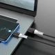 Кабель HOCO X82 USB to Type-C 3A, 1m, silicone, silicone connectors, Black (6931474768575) - изображение 4
