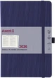 Щотижневик Axent 2026 Grand Lines 195x255 мм 96 аркушів Синій (8531-26-02-A) - зображення 2