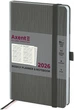 Щотижневик Axent 2026 Partner Lines 125x195 мм 96 аркушів Сірий (8515-26-03-A) - зображення 1