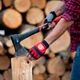 Топор, 1000 г, ручка из фибергласса INTERTOOL HT-0263 - изображение 8