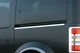 Молдинги під зсувну двері (нерж.) 2 двері, довга база для Ford Connect 2002-2006 рр - зображення 2