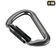 Карабін 10 см з байонетною муфтою сірий M-Tac Keylock MTC-HDS30 - зображення 3