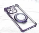 Чехол Luxury Case для Oppo A3x (CPH2681 / CPH2641) прозрачный бампер с кольцом подставкой - изображение 3