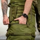 Тактический рюкзак-баул X-Tactical 50 л с системой крепления Molle и липучкой олива 65х45х20 см - изображение 5